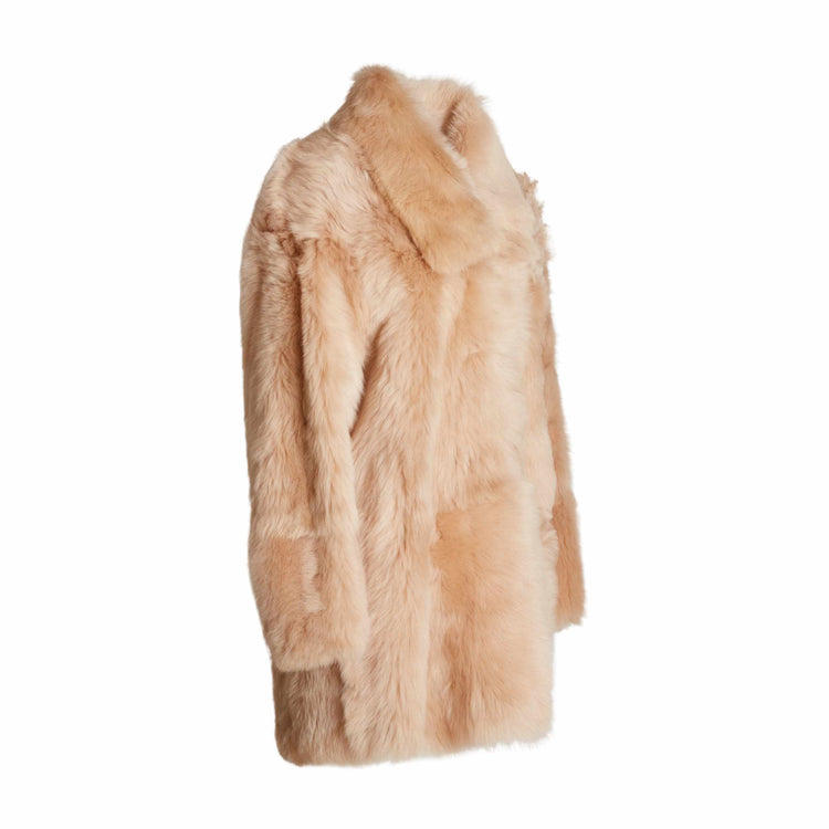 Long-hair shearling jacket