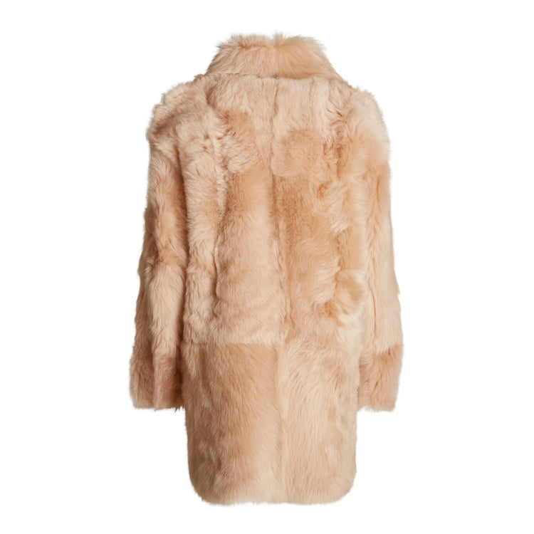 Long-hair shearling jacket