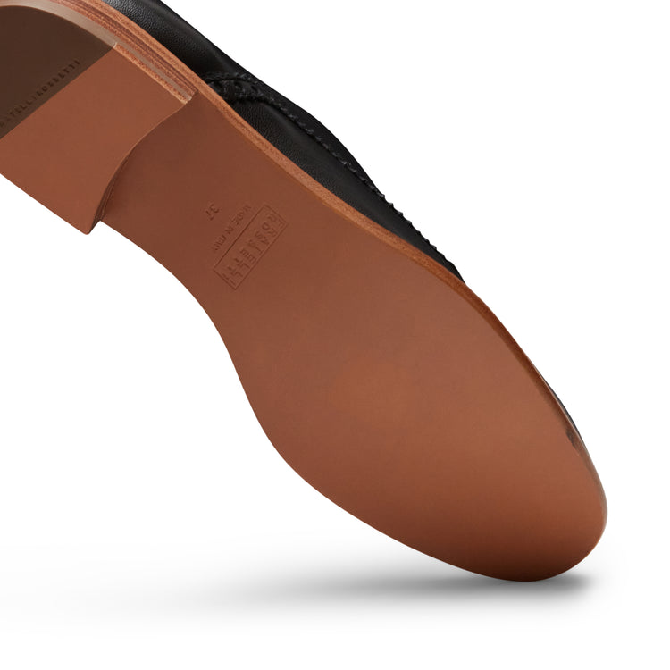 Francesina brogue in pelle da donna