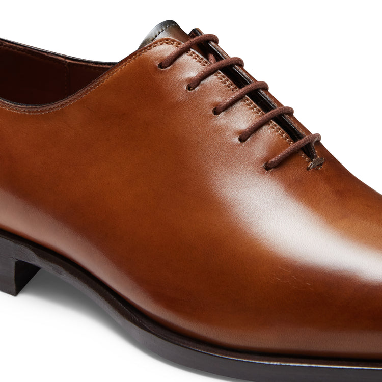 Leather Richelieu shoe