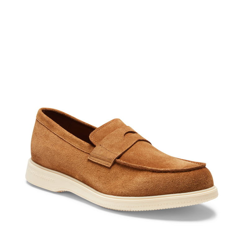 Mocassino in pelle scamosciata