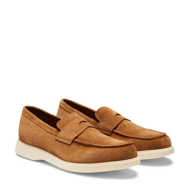 Mokassin aus Veloursleder