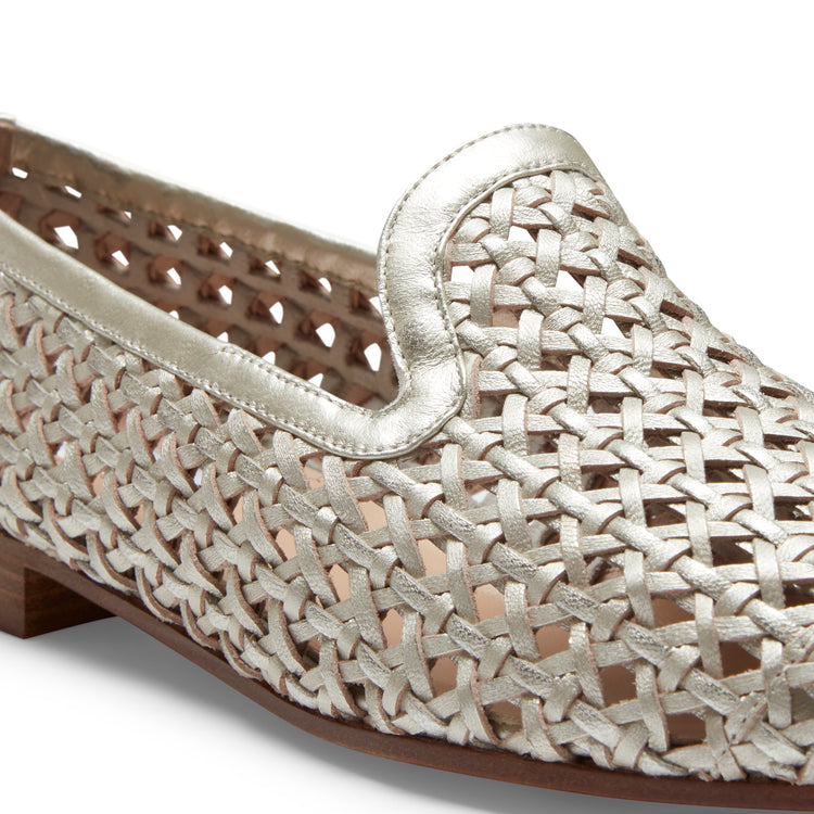Woven Leather Slipper