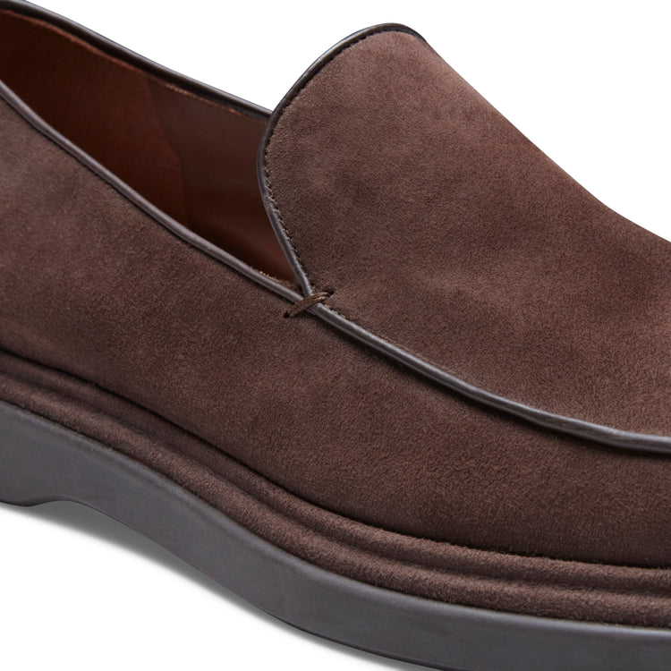Men's ebony suede loafer