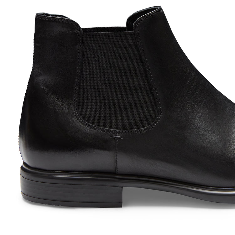 Botines Chelsea Richard de piel de color negro para hombre