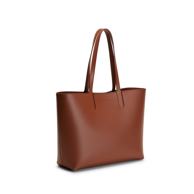 Nelly leather shopping bag