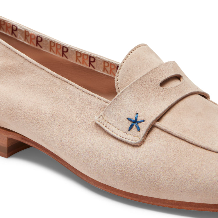 Women's suede lightweight summer loafer