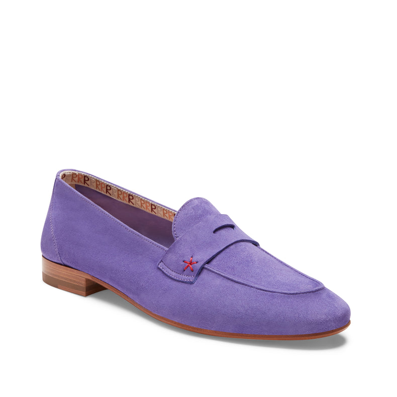 Women's suede lightweight summer loafer
