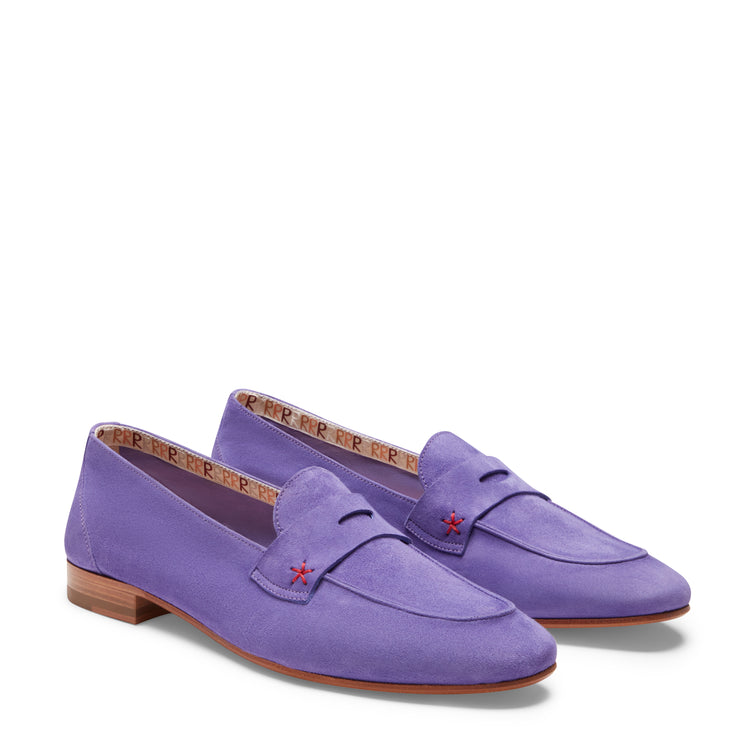Women's suede lightweight summer loafer