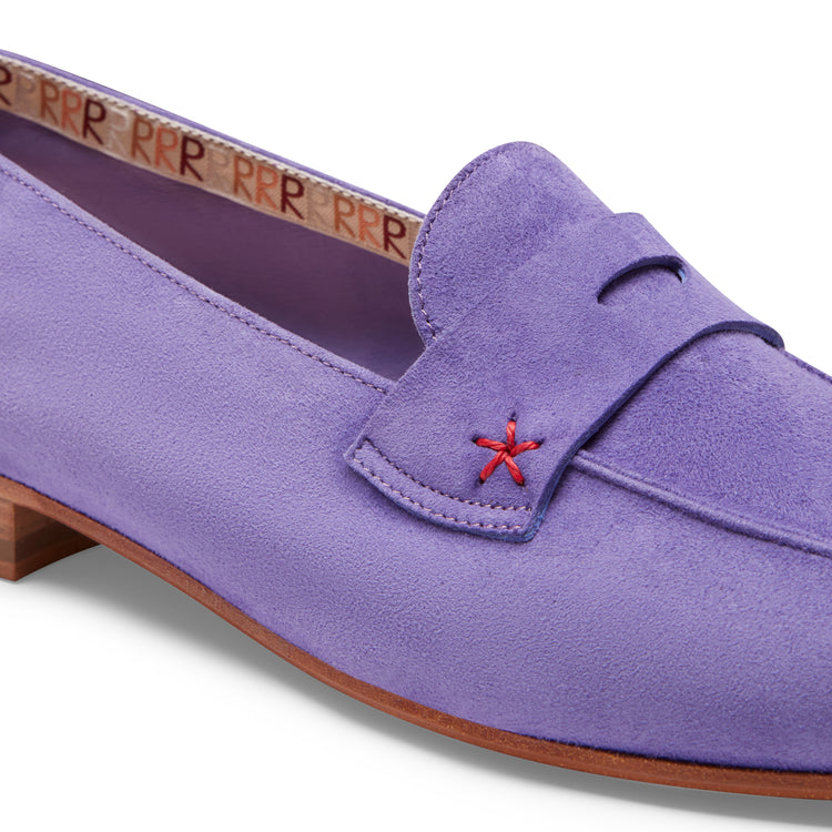 Women's suede lightweight summer loafer