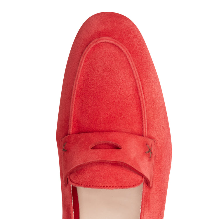 Women's suede lightweight summer loafer