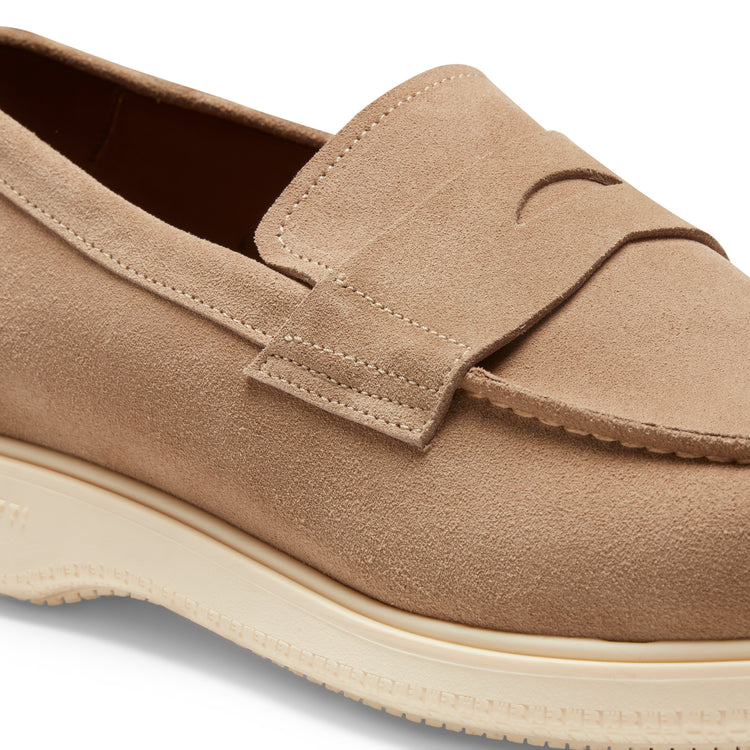 Suede loafer