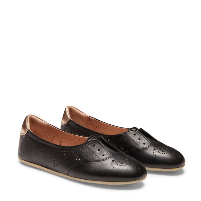 Ballerines en cuir