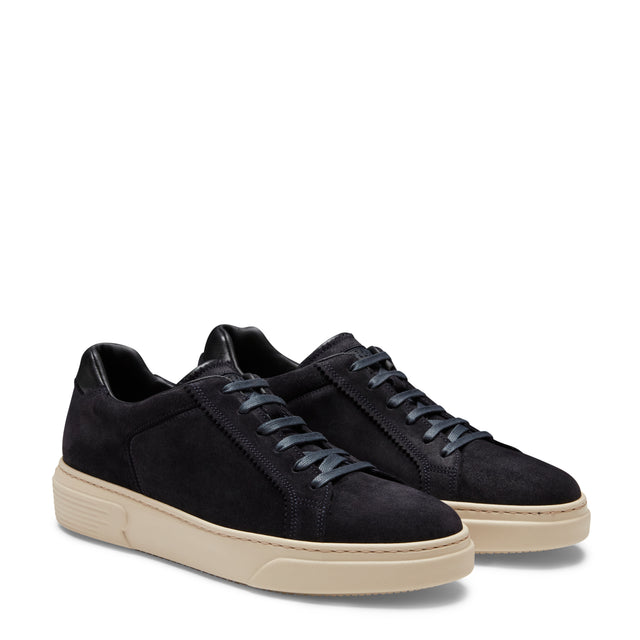 Deportiva de ante azul marino para hombre