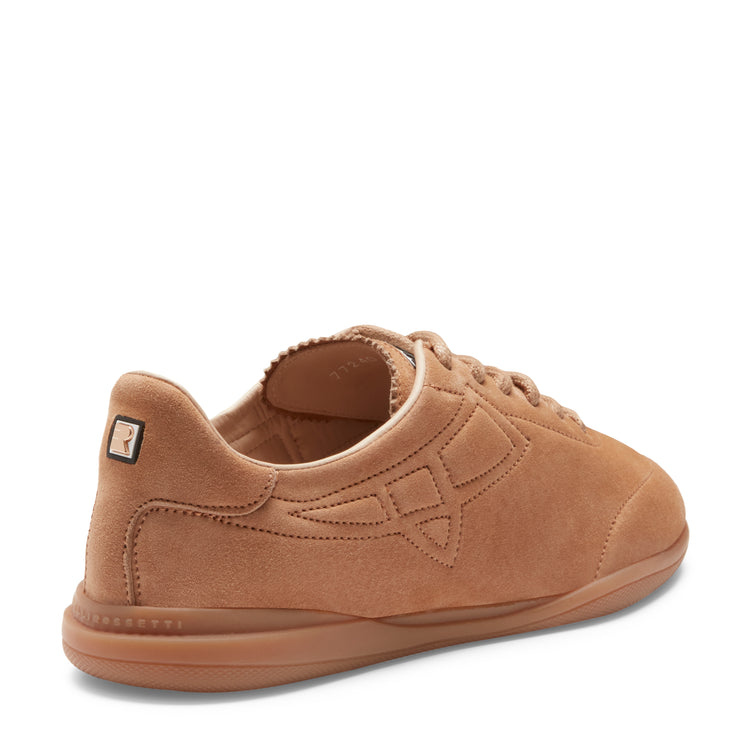 Sneaker Kyoto in suede da donna beige