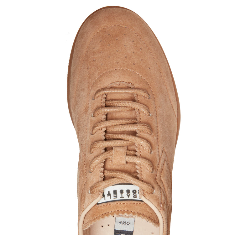 Sneaker Kyoto in suede da donna beige