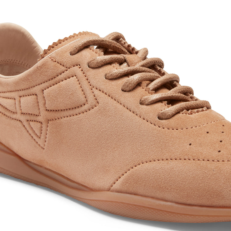 Sneaker Kyoto in suede da donna beige