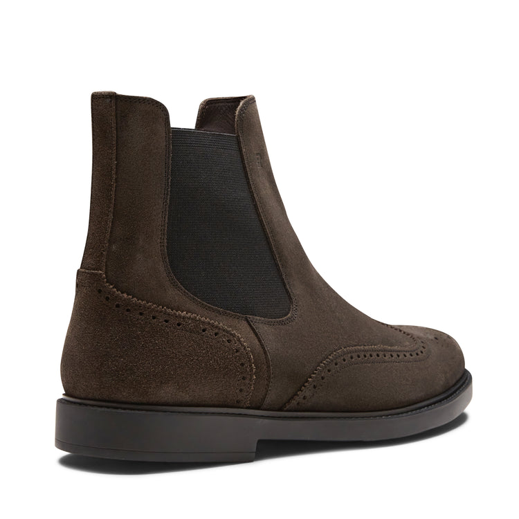 Suede boot