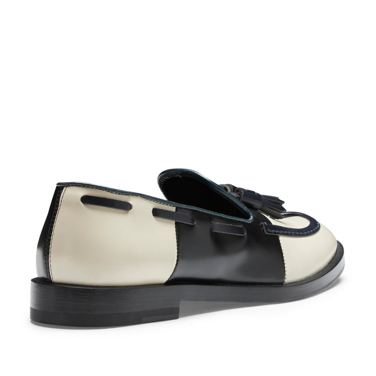 Mocassino Brera Damier in pelle bicolore da donna