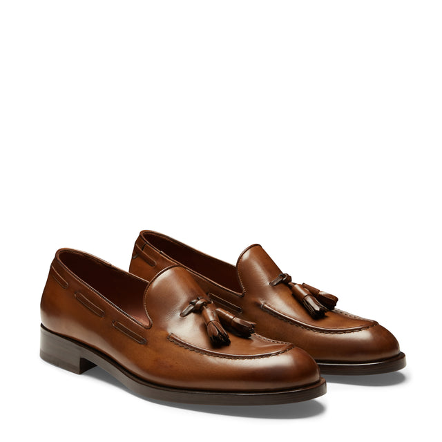 Herrenloafer Brera aus biskuitfarbenem Leder