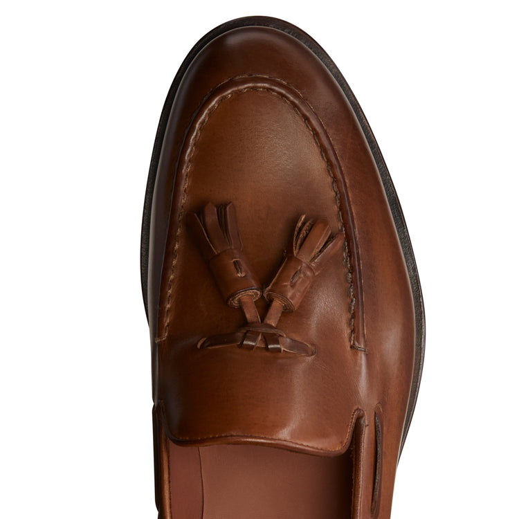 Mocassino Brera in pelle da uomo biscotto