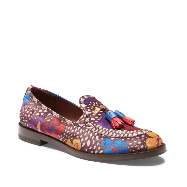 Mocassino Brera Special Embroidery da donna bordeaux