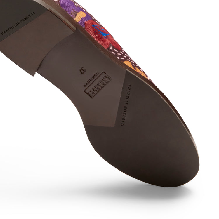 Mocassino Brera Special Embroidery da donna bordeaux