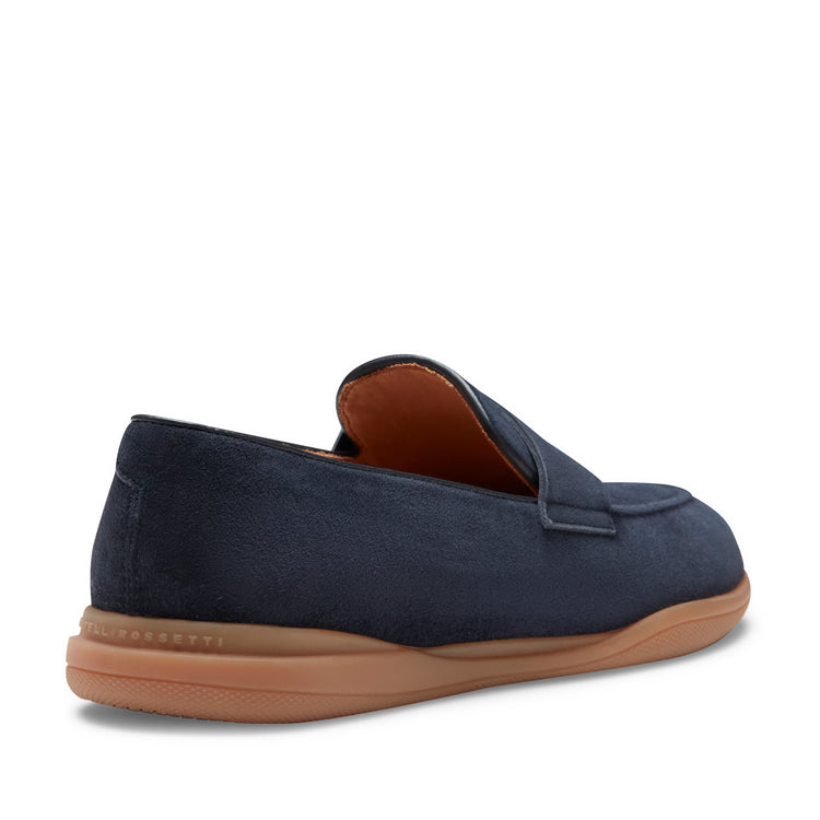 Mocassino Kyoto in suede da donna color navy