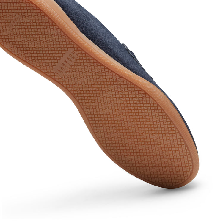 Mocassino Kyoto in suede da donna color navy
