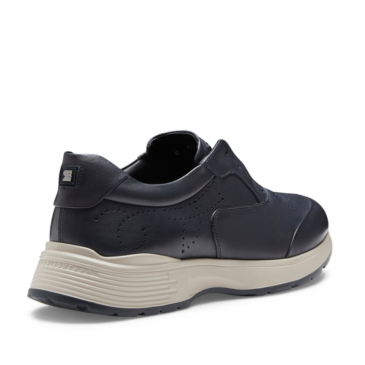 Sneaker in pelle da uomo blu