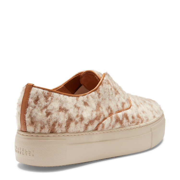 Sneaker Hobo Sport in tessuto da donna color noce