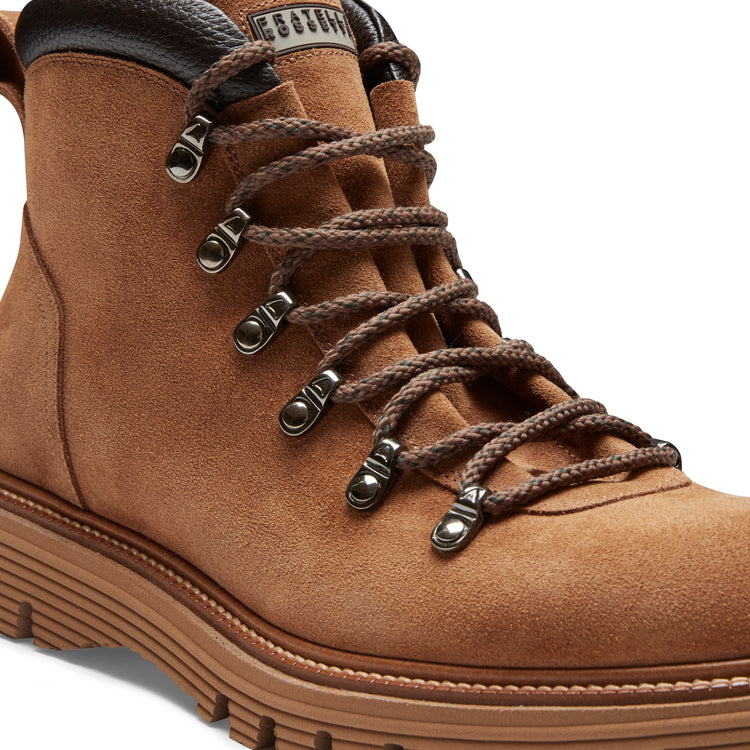 Men's chestnut brown suede lace-up desert boot