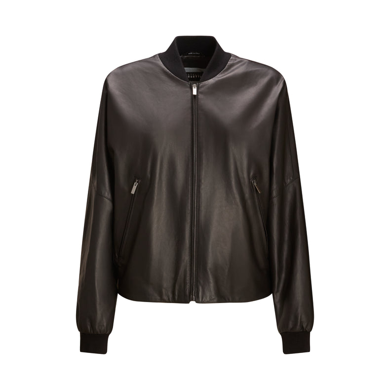 Bomber in pelle da donna