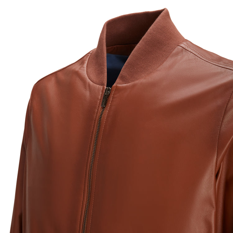 Blouson en cuir pour hommes