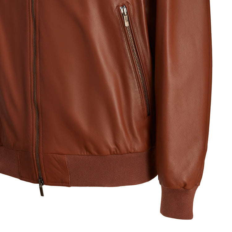 Blouson en cuir pour hommes