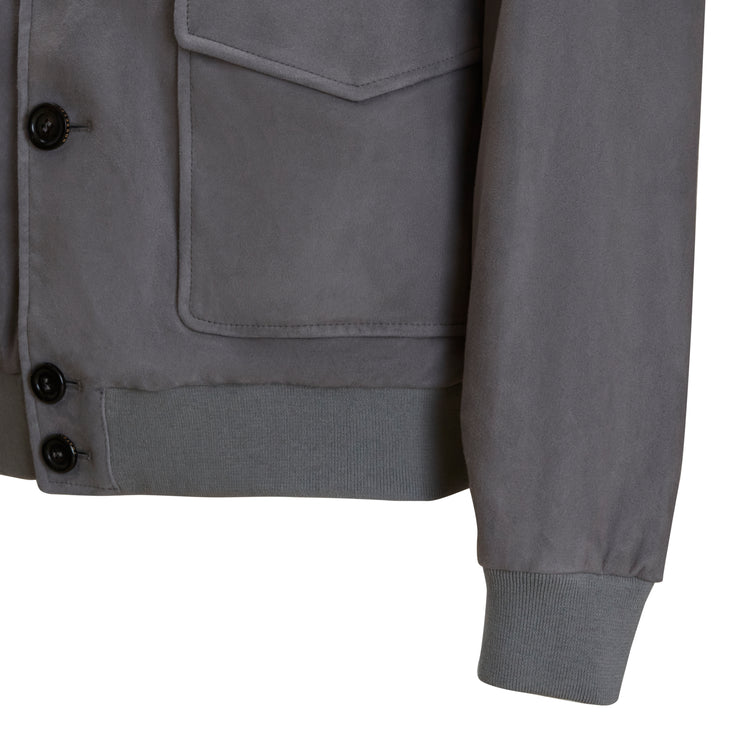 Giubbino in suede da uomo