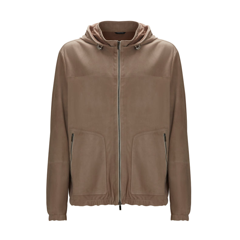 Giubbino in suede da uomo