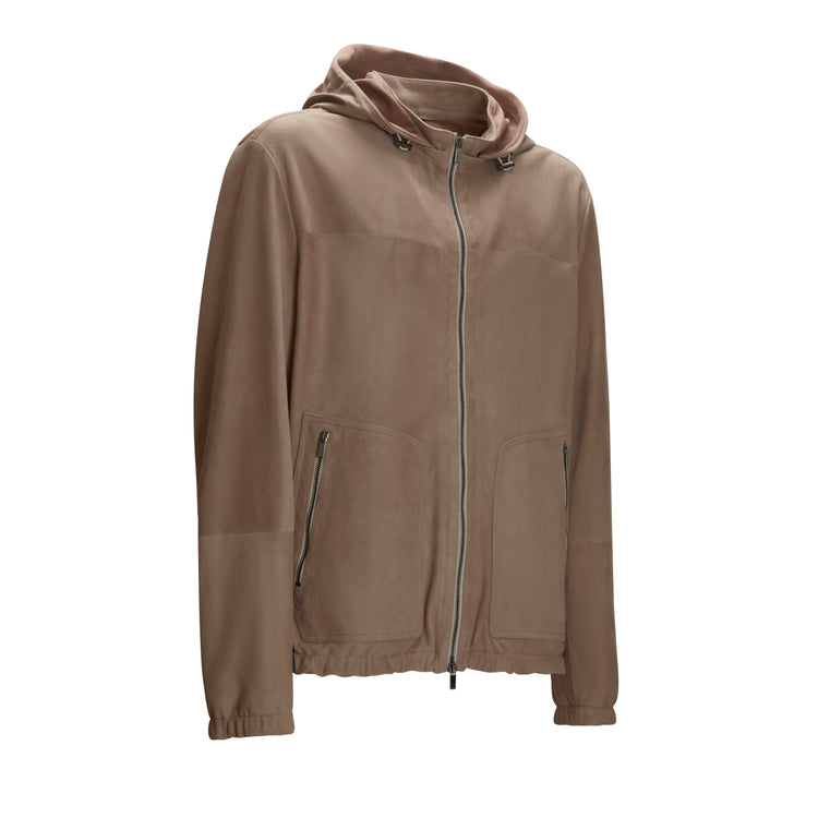 Giubbino in suede da uomo