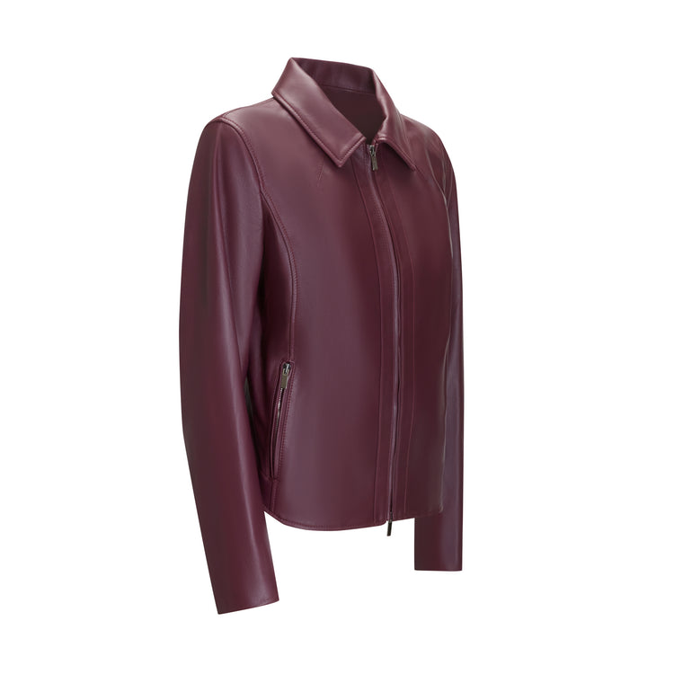 Veste en cuir pour femmes