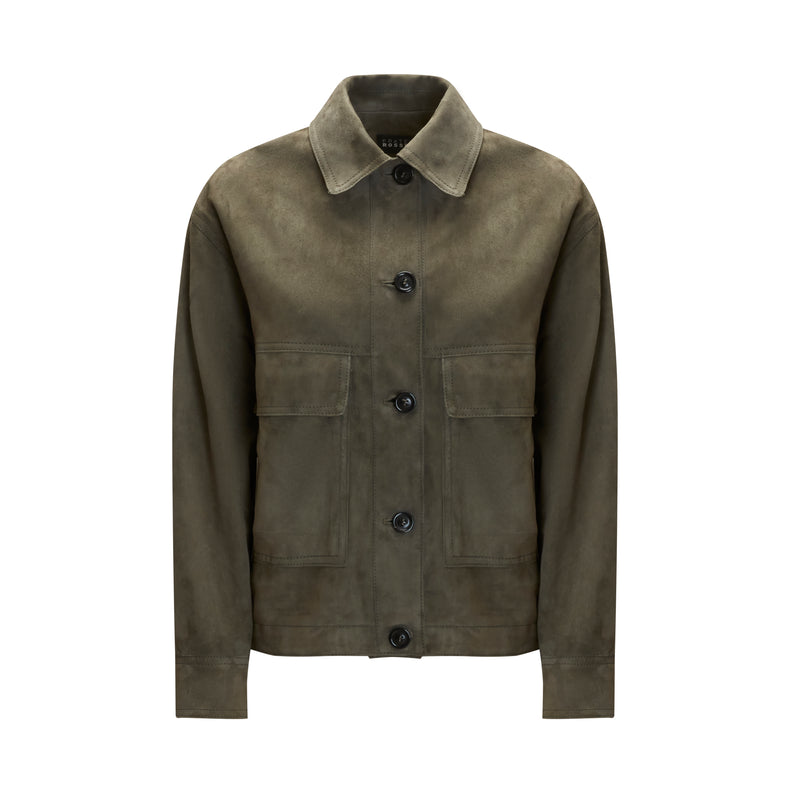 Veste en daim pour femmes
