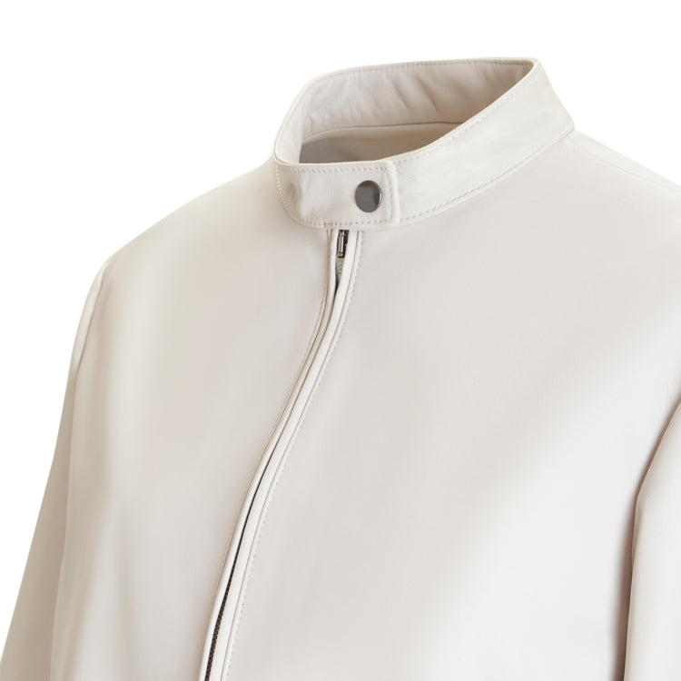 Giubbino in pelle da donna