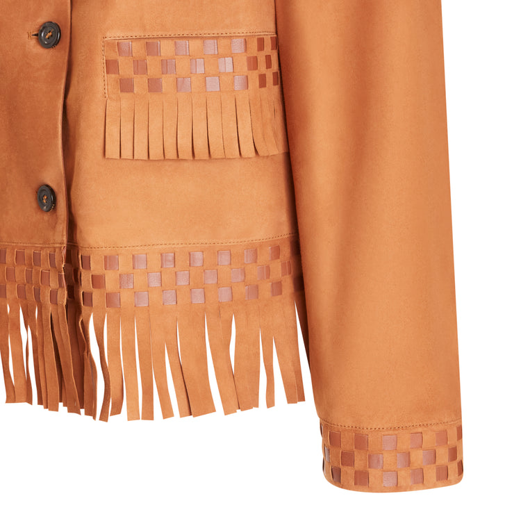 Giacca in suede da donna