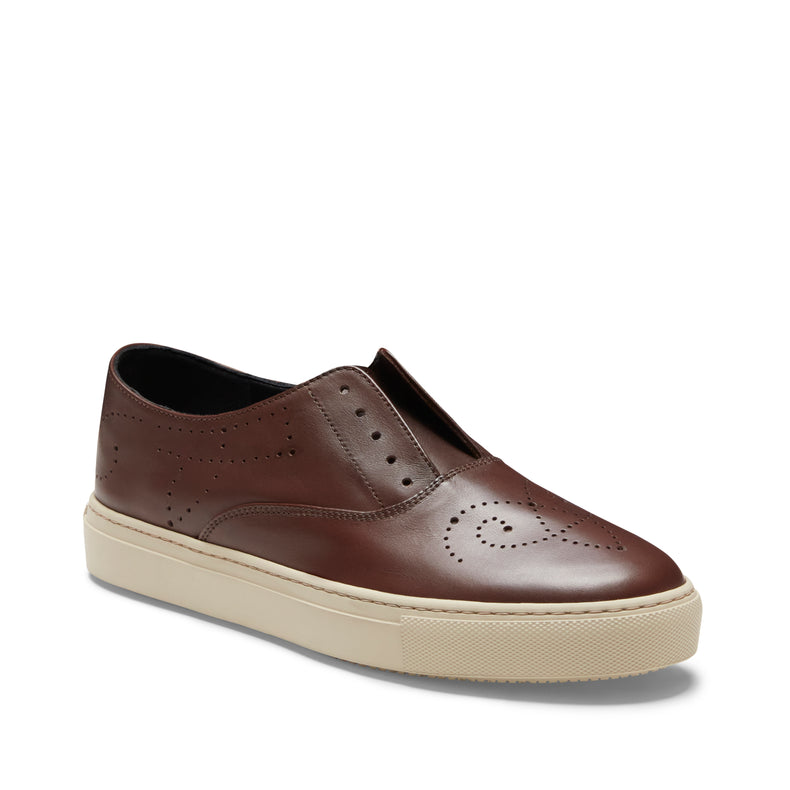 Sneaker Hobo Sport in pelle da donna color mandorla