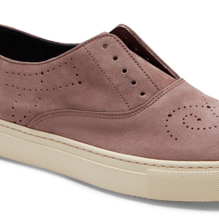 Sneaker Hobo Sport in suede da donna rosa antico