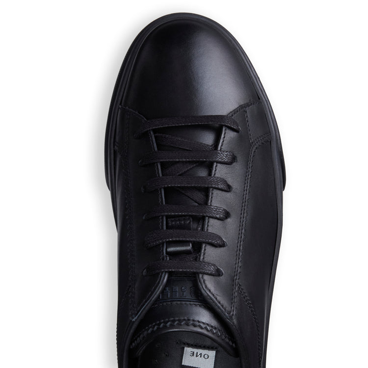Sneaker in pelle da uomo nere
