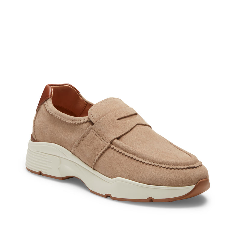 Sneakers en daim couleur sable pour femmes