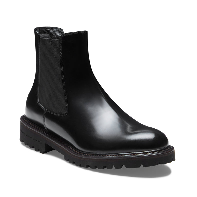 Chelsea boot da donna in pelle nera