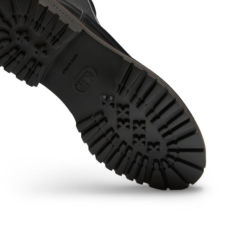 Chelsea-Damenstiefel aus schwarzem Leder