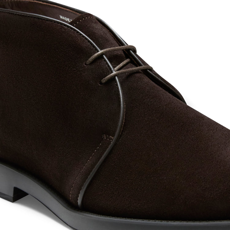 Men’s cocoa brown suede desert boot