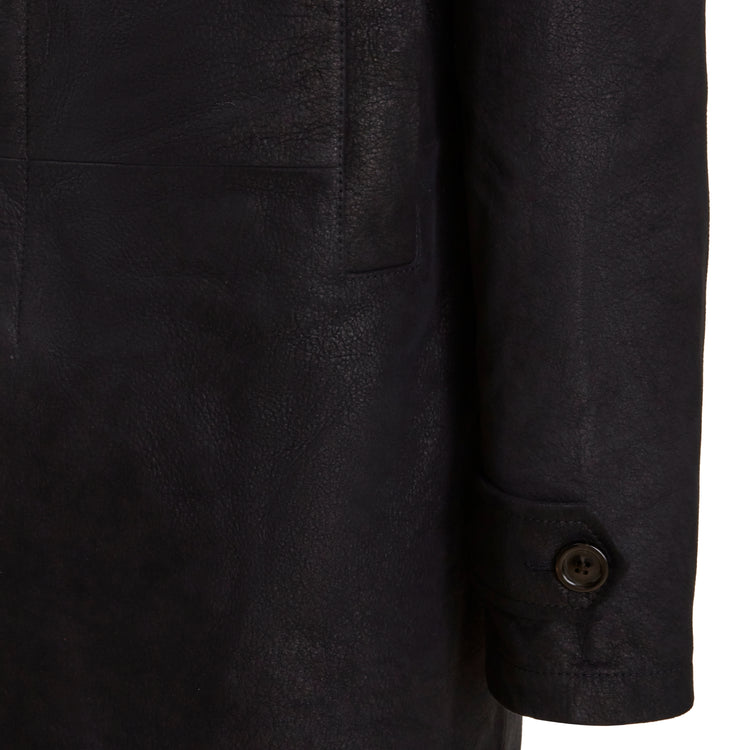 Mantel Herren aus Wildleder Blau